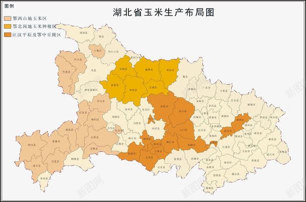 湖北地图png免抠素材_新图网 https://ixintu.com 地图湖北 湖北地图