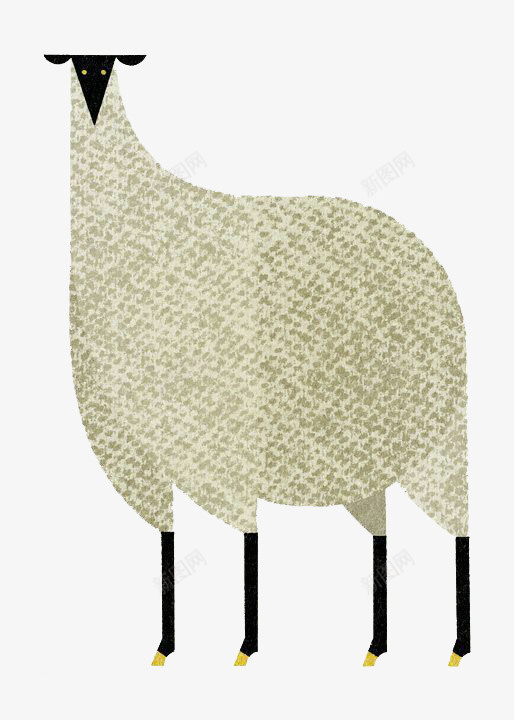 一只肥羊png免抠素材_新图网 https://ixintu.com 一只羊 创意设计 图案设计 肥羊