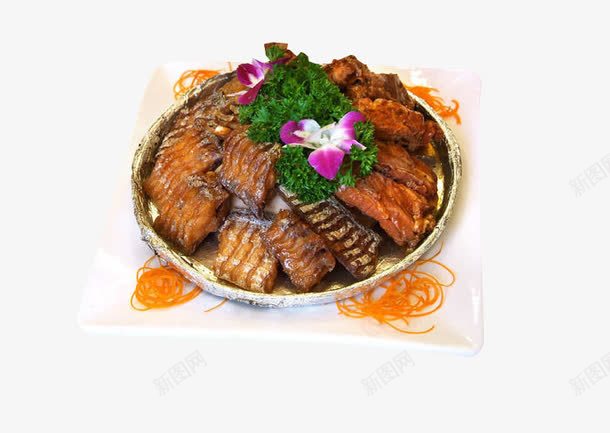 红烧带鱼排骨png免抠素材_新图网 https://ixintu.com 红烧带鱼排骨 美味 美食 餐饮 饮食