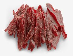红色鲜嫩牛肉干素材