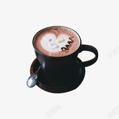 黑色咖啡杯png免抠素材_新图网 https://ixintu.com 勺子 咖啡 慢生活 节奏