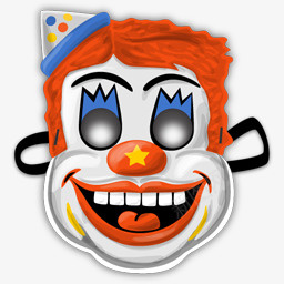 小丑复古的面具png免抠素材_新图网 https://ixintu.com clown 小丑