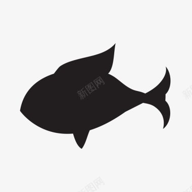 鱼矢量图图标图标