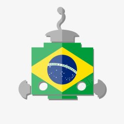 BrazilBOTBR巴西国旗机器人电报全高清图片