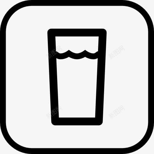 杯水图标png_新图网 https://ixintu.com 提神醒脑 水 液 纯度 食品 饮料
