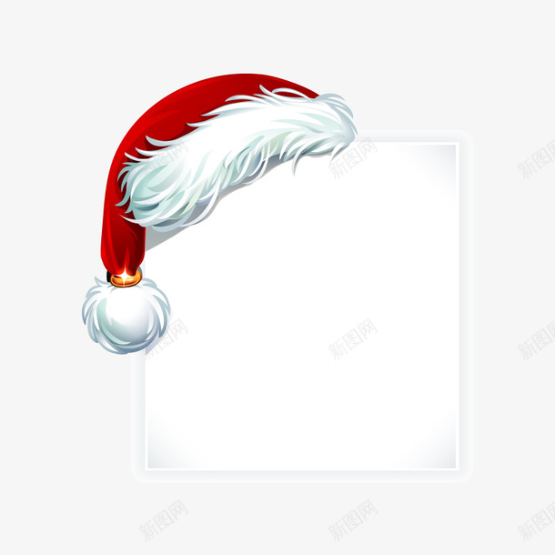 卡通手绘圣诞帽子png免抠素材_新图网 https://ixintu.com 创意 卡通0手绘 圣诞帽 白纸 红色 装饰