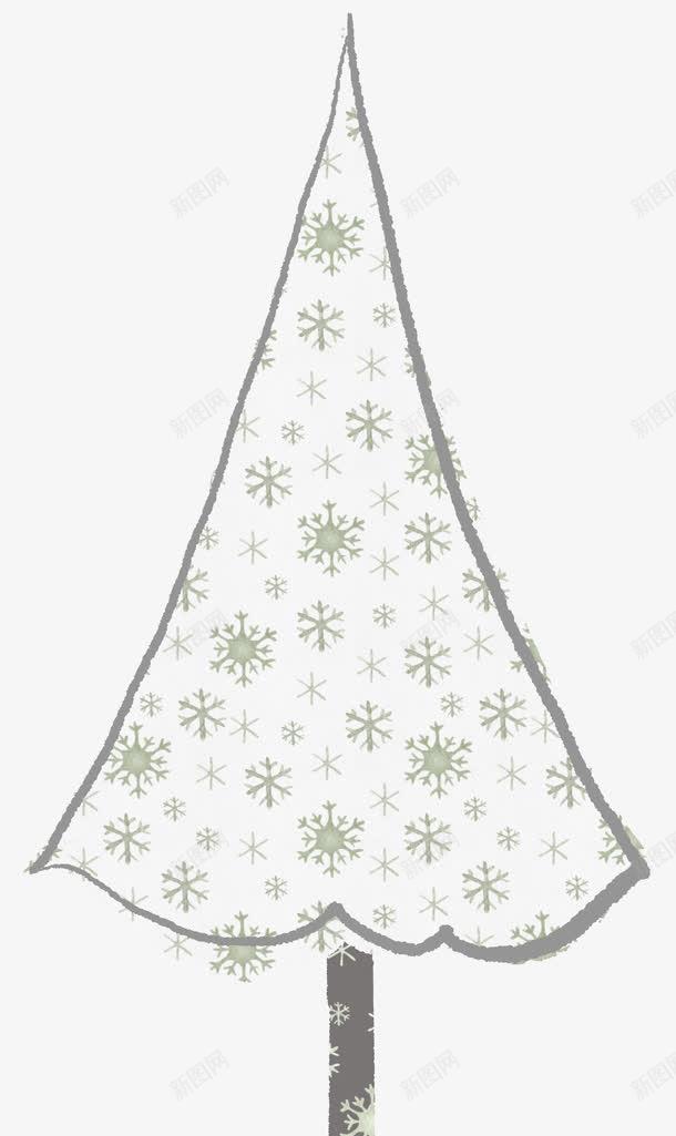 手绘圣诞树png免抠素材_新图网 https://ixintu.com 圣诞树 小树 矢量装饰 装饰 装饰画