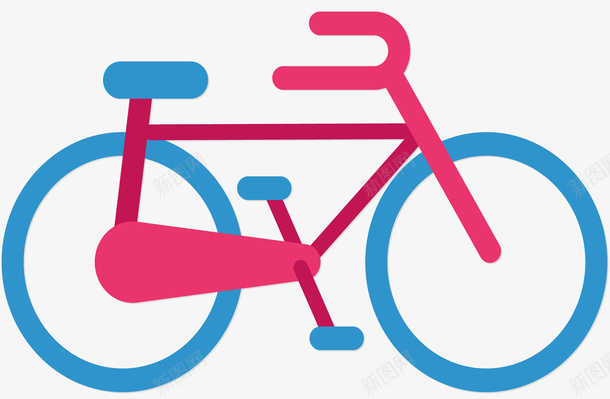 骑行图标元素矢量图ai_新图网 https://ixintu.com 图标 矢量图标 自行车 骑行 骑行图标 矢量图