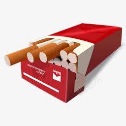 红色烟盒香烟图标图标