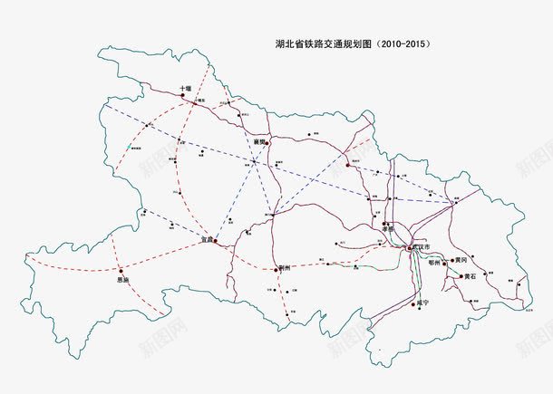 湖北省地图png免抠素材_新图网 https://ixintu.com 地图湖北 湖北地图