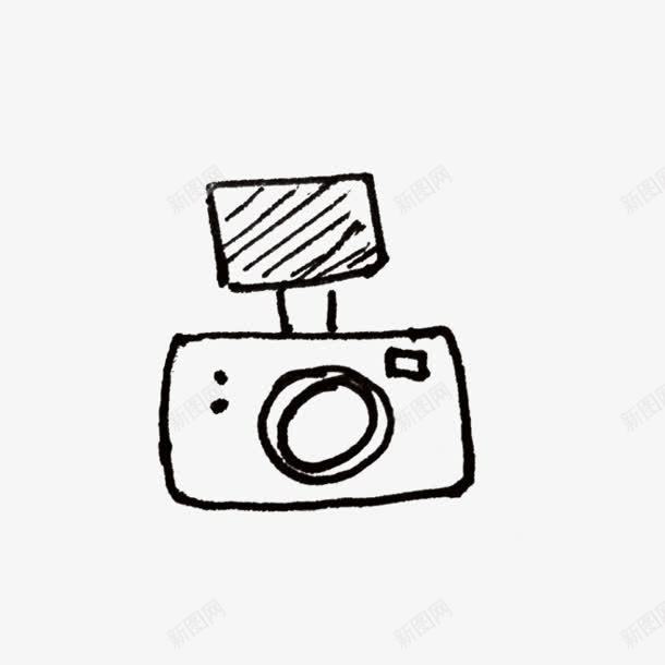创意合成简笔画风格相机png免抠素材_新图网 https://ixintu.com 创意 合成 相机 简笔 风格