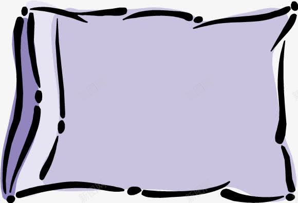 卡通紫色枕头png免抠素材_新图网 https://ixintu.com 卡通紫色 枕头 紫色 紫色卡通