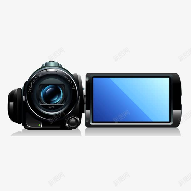 黑色摄影机png免抠素材_新图网 https://ixintu.com 大屏 摄像 摄影机 海报素材