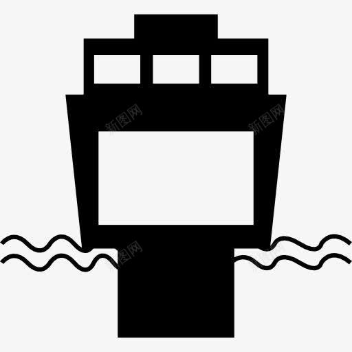 邮轮图标png_新图网 https://ixintu.com 巡航 海 海洋 船 船舶 运输