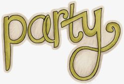 艺术字music夜店party聚会高清图片