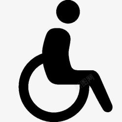 wheelchair保健轮椅图标高清图片