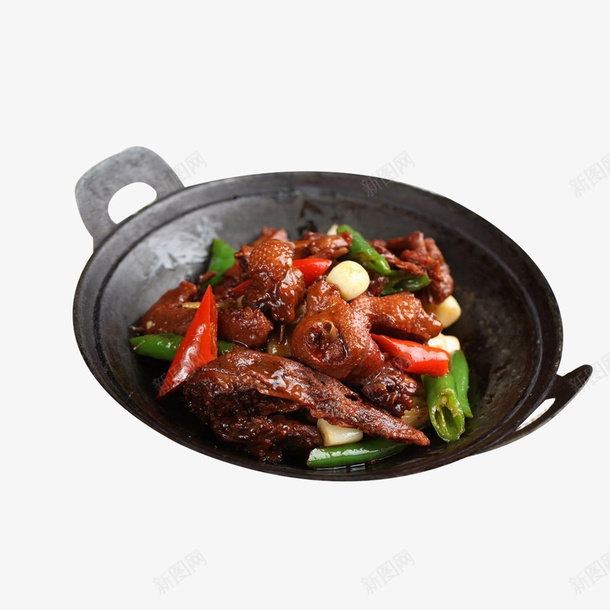 红椒青椒干锅鸭食品餐饮png免抠素材_新图网 https://ixintu.com 干锅类 干锅鸭 红椒青椒干锅鸭食品餐饮 肉类 食物 餐饮 鸭子食品