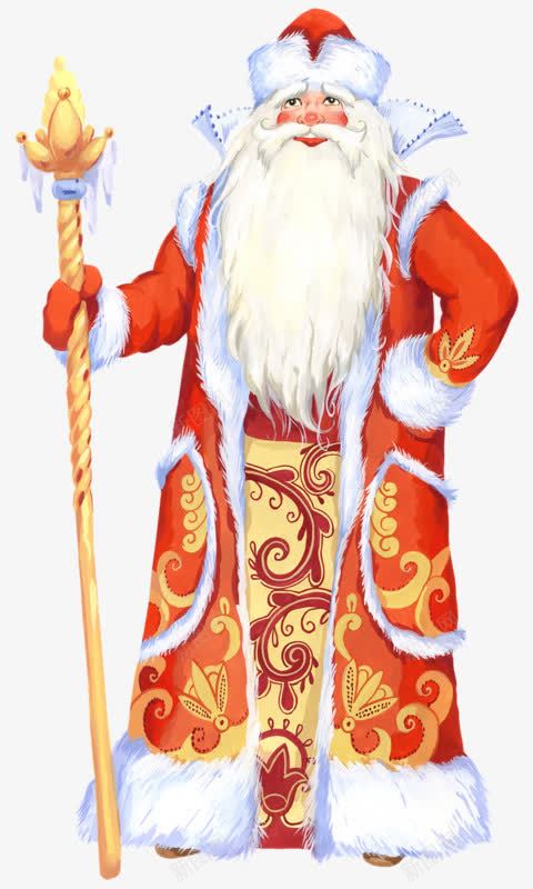 圣诞老人png免抠素材_新图网 https://ixintu.com 创意 卡通 圣诞老人 手绘 老人 魔杖