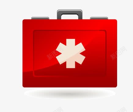 卡通医疗设备png免抠素材_新图网 https://ixintu.com 医疗设备 卡通手绘 救护箱