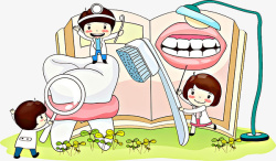 刷牙和牙齿素材