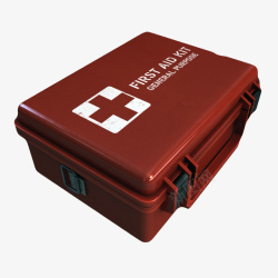 多层深红色急救箱深红色急救箱高清图片