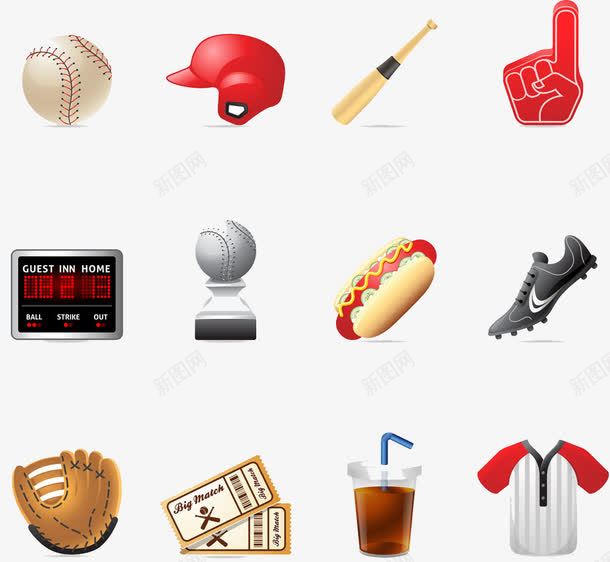 棒球运动图标png_新图网 https://ixintu.com 棒球运动图标棒球运动图标模板下载图标运动棒球体育运动棒球背景体育运动