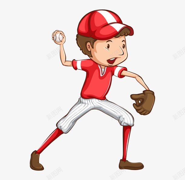 打棒球的男孩卡通图png免抠素材_新图网 https://ixintu.com 卡通图 棒球 棒球手套 棒球服 棒球运动 男孩