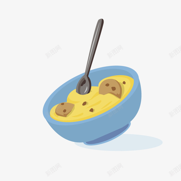 一碗鸡蛋和勺子简图png免抠素材_新图网 https://ixintu.com 勺子 卡通 小碗 简图 美味的 蛋液 食物 鸡蛋