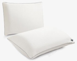白色全棉枕头素材