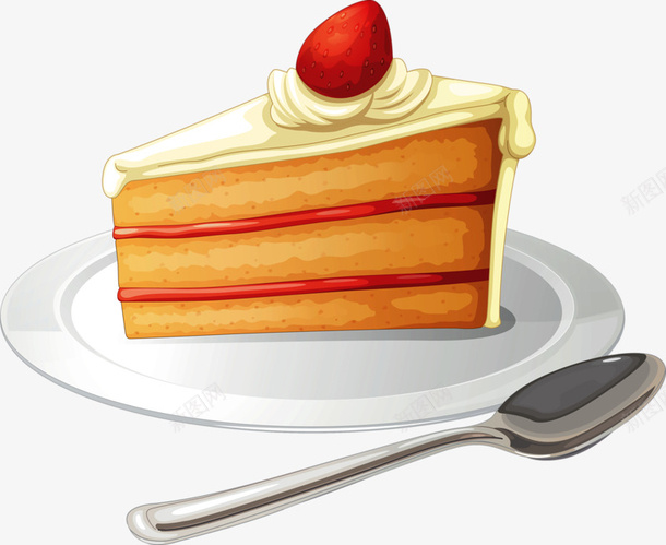 盘子里的蛋糕png免抠素材_新图网 https://ixintu.com 小巧 盘子 美味 蛋糕
