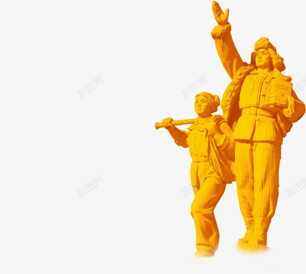 红军传统人物雕塑png免抠素材_新图网 https://ixintu.com 人物 传统 红军 雕塑