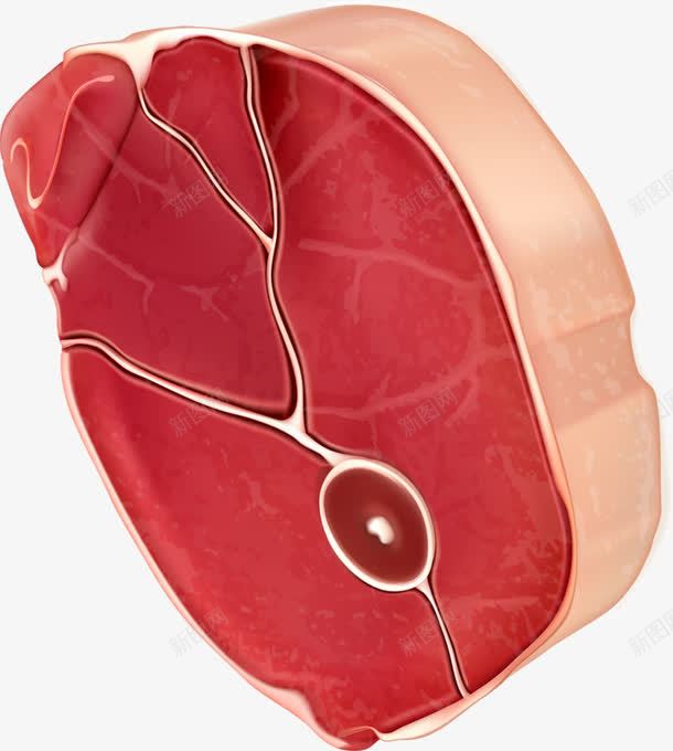 大块猪肉png免抠素材_新图网 https://ixintu.com 猪肉 瘦肉 精肉 肉类