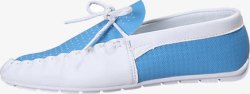 蓝色平底鞋蓝色舒适平底鞋电商高清图片