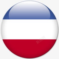 黑山共和国塞尔维亚黑山共和国世界杯标志图标高清图片