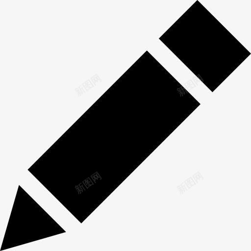 铅笔图标png_新图网 https://ixintu.com 多媒体选项 工具和器具 按钮 绘制 编辑 铅笔
