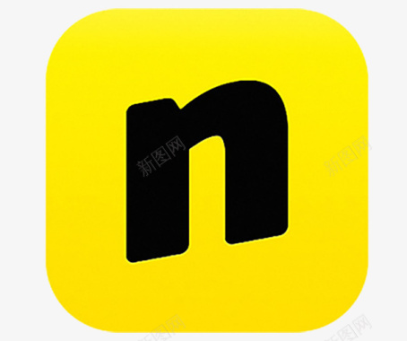 黄色N社交软件app图标图标