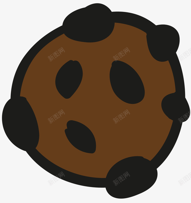 巧克力曲奇饼干矢量图ai免抠素材_新图网 https://ixintu.com 卡通图案 吃的 巧克力 曲奇饼干 豆豆 食品 食物 矢量图