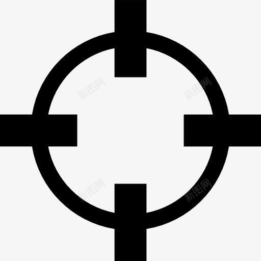 十字型轮廓图标png_新图网 https://ixintu.com 十字线 十字线十字线 十字线的变体 十字线轮廓 变体 迹象