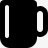 咖啡马克杯黑色wpzoom开发者图标图标