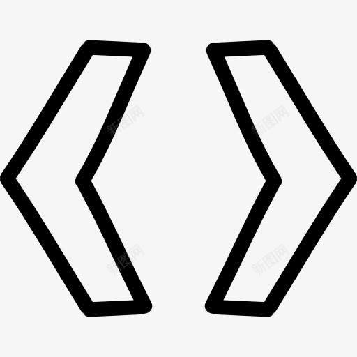 标签的手绘符号图标png_新图网 https://ixintu.com 手工绘制的轮廓 标志 标签 界面 箭头
