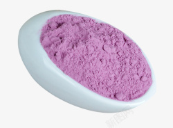 精挑细磨细磨的紫薯粉高清图片