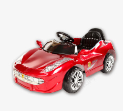 红色玩具汽车素材