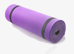 紫色瑜伽垫素材
