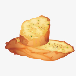 面包片装饰烤馍片矢量图高清图片