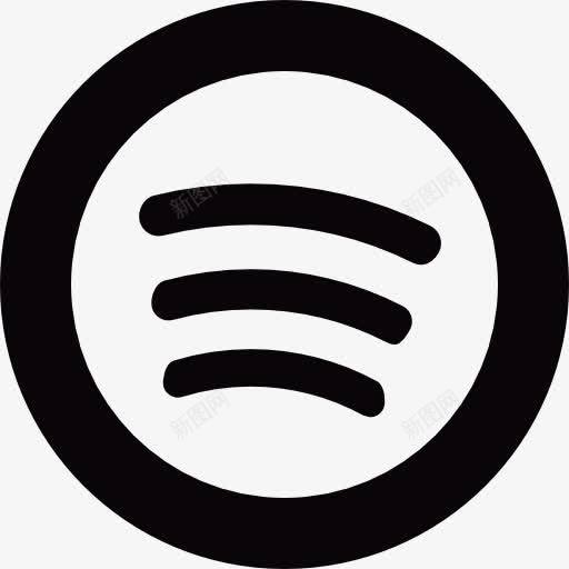 Spotify的标志图标png_新图网 https://ixintu.com Spotify 标志 社交 音乐