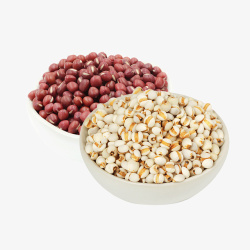 有机红豆薏米红豆美食食材高清图片