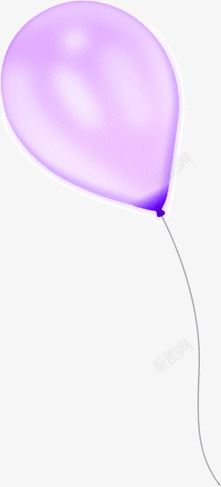 粉泡泡粉紫色气球高清图片