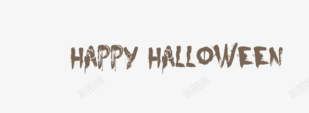 happyHalloween矢量图eps免抠素材_新图网 https://ixintu.com Halloween happy 万圣节素材 艺术字happy 矢量图