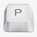 p白色键盘按键素材