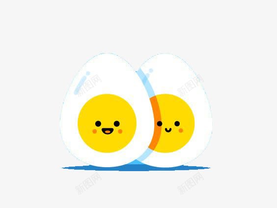 两个鸡蛋png免抠素材_新图网 https://ixintu.com 两颗鸡蛋 卡通鸡蛋 可爱图片 鸡蛋